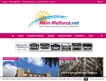 Tablet Screenshot of mein-mallorca.net